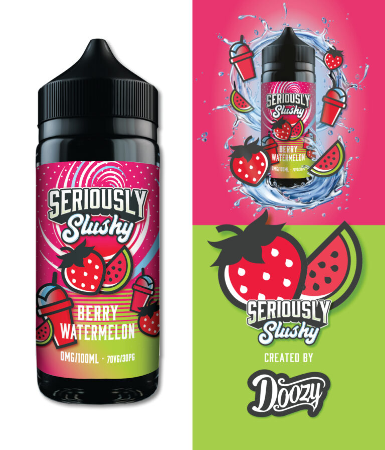 Seriously Slushy Berry Watermelon E-liquid Shortfill - Doozy Vape Co