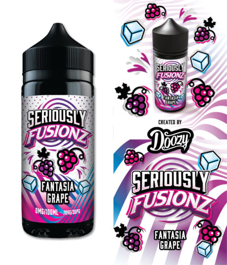 FANTASIA GRAPE Seriously Fusionz 100ml (Tiles) Small